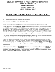 Form DPSSP0092 Gaming Employee Certification Application - Louisiana, Page 5