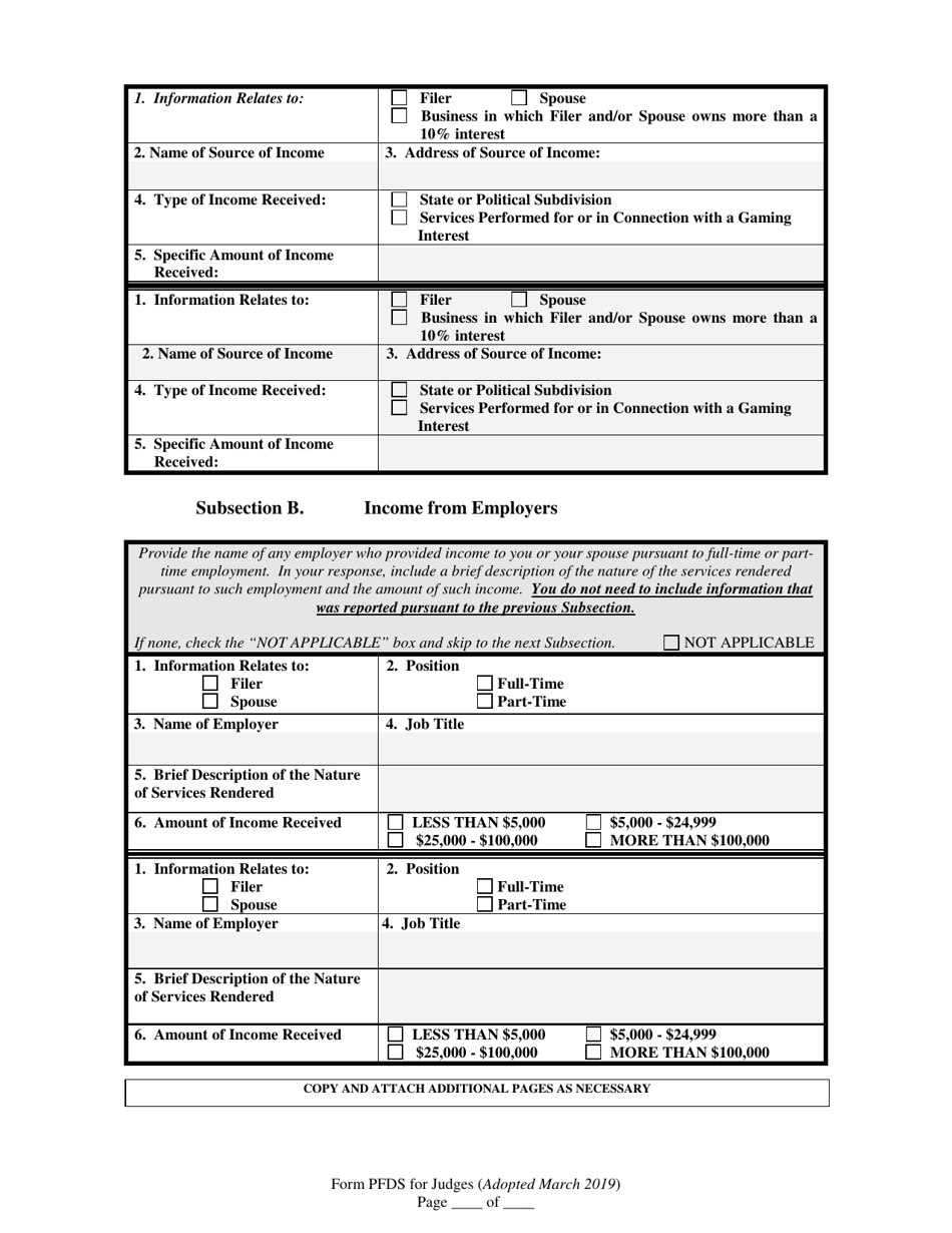 Louisiana Personal Financial Disclosure Statement For Judges Fill Out Sign Online And