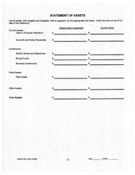 Form DPSSP0073 Level II Business Application for a Manufacturer of Slot Machine and Video Draw Poker Devices Permit, Manufacturer of Gaming Equipment Other Than Slot Machines and Video Draw Poker Devices Permit, Gaming Supplier Permit, Non Gaming Supplier Permit - Louisiana, Page 13