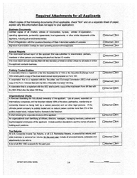 Form DPSSP0073 Level II Business Application for a Manufacturer of Slot Machine and Video Draw Poker Devices Permit, Manufacturer of Gaming Equipment Other Than Slot Machines and Video Draw Poker Devices Permit, Gaming Supplier Permit, Non Gaming Supplier Permit - Louisiana, Page 15