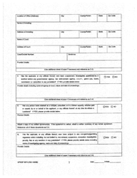 Form DPSSP0073 Level II Business Application for a Manufacturer of Slot Machine and Video Draw Poker Devices Permit, Manufacturer of Gaming Equipment Other Than Slot Machines and Video Draw Poker Devices Permit, Gaming Supplier Permit, Non Gaming Supplier Permit - Louisiana, Page 8