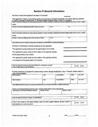 Form DPSSP0073 Level II Business Application for a Manufacturer of Slot Machine and Video Draw Poker Devices Permit, Manufacturer of Gaming Equipment Other Than Slot Machines and Video Draw Poker Devices Permit, Gaming Supplier Permit, Non Gaming Supplier Permit - Louisiana, Page 9
