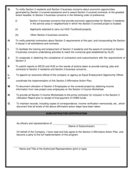 Community Development Block Grant Program Section 3 Affirmative Action Plan - Maine, Page 4