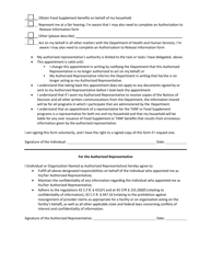 Appointment of an Authorized Representative - Maine, Page 2