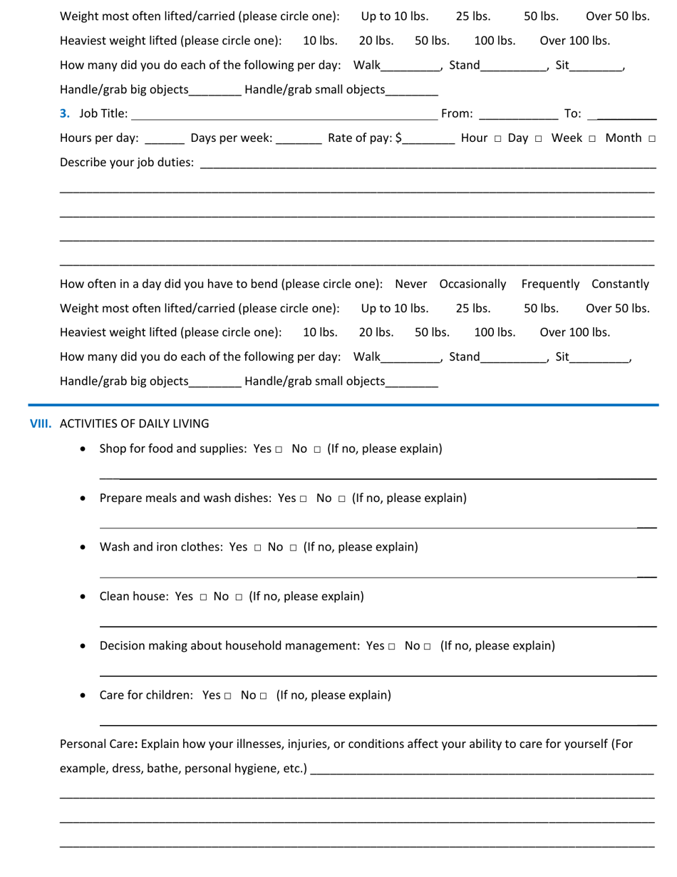 Form SWMA060 Mainecare Disability Determination - Maine, Page 8