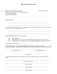 Form MBCA-6 Domestic Business Corporation Articles of Incorporation - Maine, Page 3