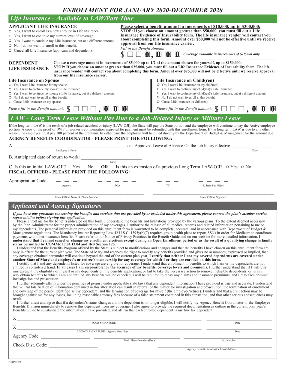 Direct Pay Enrollment Form - Maryland, Page 4