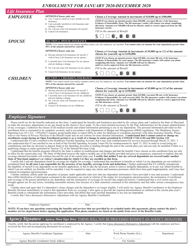 Active Employees Health Benefits Enrollment and Change Form - Maryland, Page 4