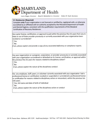 Application for a Recovery Residence Certificate of Compliance - Maryland, Page 7
