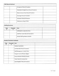 Mcorr Documentation Checklist - Level I - Maryland, Page 2