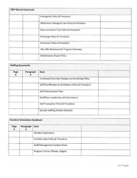 Mcorr Documentation Checklist - Level Iii - Maryland, Page 2