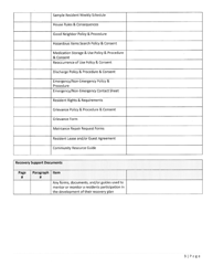 Mcorr Documentation Checklist - Level Iii - Maryland, Page 3