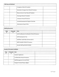 Mcorr Documentation Checklist - Level Iv - Maryland, Page 2