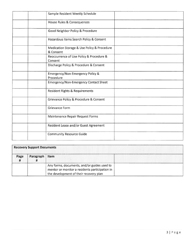 Mcorr Documentation Checklist - Level Iv - Maryland, Page 3