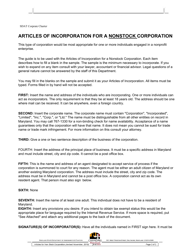 Articles of Incorporation for a Nonstock Corporation - Maryland, Page 2