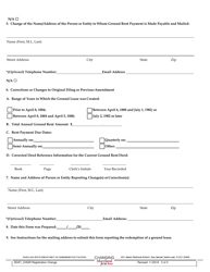 Reporting Form for Changes or Corrections - Maryland, Page 2