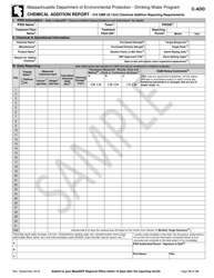 Instructions for Form C-ADD Chemical Addition Form - Massachusetts, Page 10