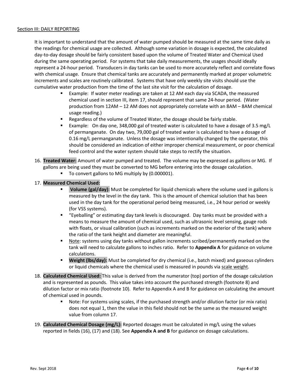 Instructions for Form C-ADD Chemical Addition Form - Massachusetts, Page 4