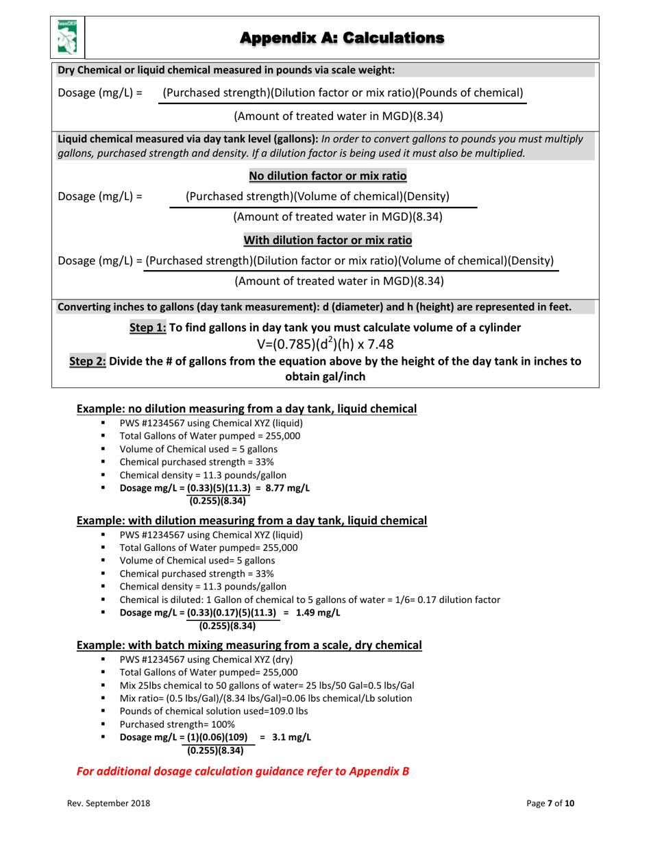 Instructions for Form C-ADD Chemical Addition Form - Massachusetts, Page 7