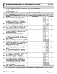 Form RTCR-2 Coliform Bacteria Level 2 Assessment Form - Massachusetts, Page 10
