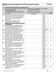 Form RTCR-2 Coliform Bacteria Level 2 Assessment Form - Massachusetts, Page 4