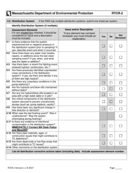 Form RTCR-2 Coliform Bacteria Level 2 Assessment Form - Massachusetts, Page 6