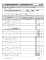 Form RTCR-2 Coliform Bacteria Level 2 Assessment Form - Massachusetts, Page 7