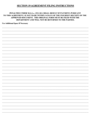 Form 19 Section 19 Agreement - Massachusetts, Page 2