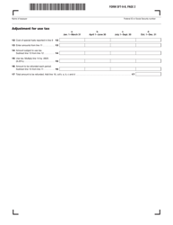 Form SFT-9-B Special Fuels Refund Application - Massachusetts, Page 2