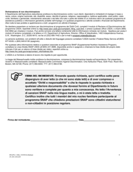 Form SNAPA-1 Snap Benefits Application - Massachusetts (Italian), Page 10