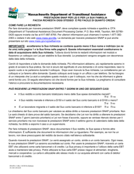 Form SNAPA-1 Snap Benefits Application - Massachusetts (Italian)