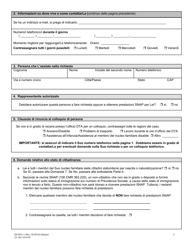Form SNAPA-1 Snap Benefits Application - Massachusetts (Italian), Page 4