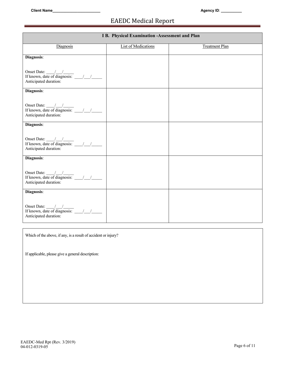 Eaedc Medical Report - Massachusetts, Page 6