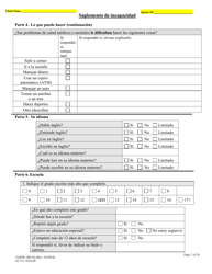 Formulario TAFDS-DS Asistencia Transitoria Para Familias Con Hijos Dependientes Suplemento De Incapacidad - Massachusetts (Spanish), Page 7