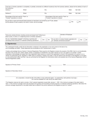 Form FIV105 Application for Farm Registration - Massachusetts, Page 5