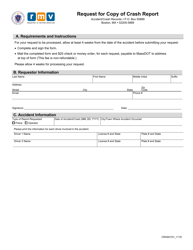 Document preview: Form CRASH101 Request for Copy of Crash Report - Massachusetts