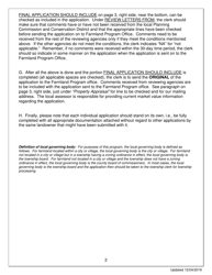 Instructions for Form ES-013 Application for a Farmland Agreement - Michigan, Page 2