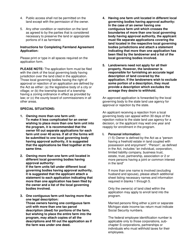 Instructions for Farmland Agreement Application - Michigan, Page 2