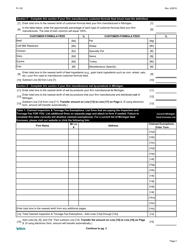 Form PI-135 Michigan Inspection &amp; Tonnage Fee Report - Michigan, Page 2