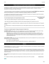 Form PI-135 Michigan Inspection &amp; Tonnage Fee Report - Michigan, Page 4