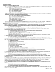 Pesticide and Plant Pest Management Pesticide Application Business Record &amp; Customer Information Review Checklist - Michigan, Page 2