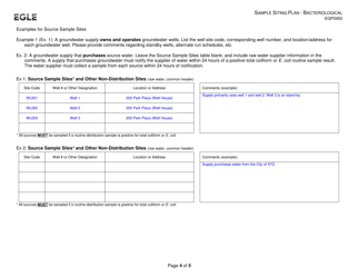 Form EQP5950 Sample Siting Plan - Bacteriological - Michigan, Page 4