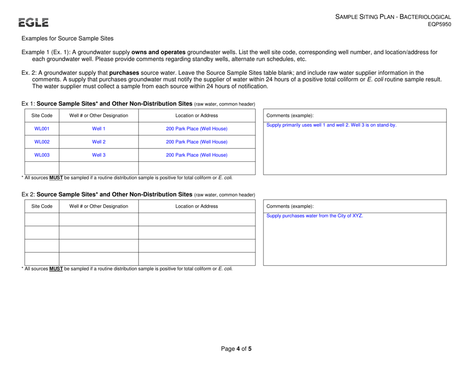 Form EQP5950 Fill Out, Sign Online and Download Printable PDF