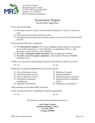 Social Equity Program Social Equity Application - Michigan, Page 2