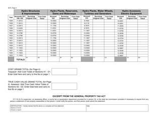 Form 4070 Hydroelectric Report - Real Property - Michigan, Page 4