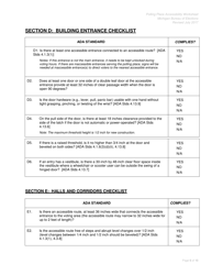 Polling Place Accessibility Worksheet - Michigan, Page 6
