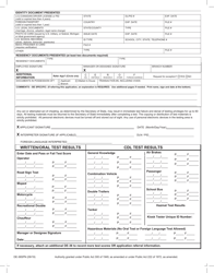 Formulario DE-36SPN Solicitud De Licencia Y Tarjeta De Identificacion Del Departamento De Estado De Michigan - Michigan (Spanish), Page 2