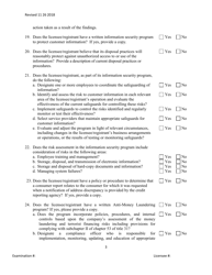 Secondary Mortgage Broker/Lender/Servicer Officer/Manager Questionnaire - Michigan, Page 3