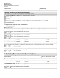 Form MC-028 Physician&#039;s Statement of Examination - Michigan, Page 2