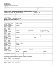 Form MC-028 Physician&#039;s Statement of Examination - Michigan, Page 4